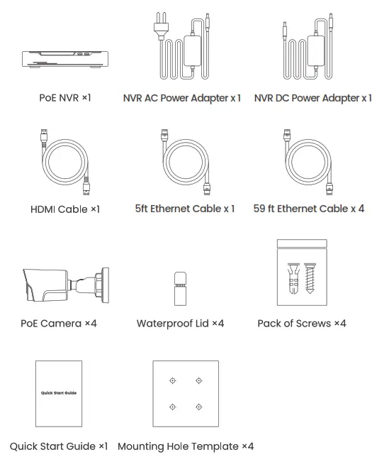 NATURE S GENERATOR Security Camera System - tools