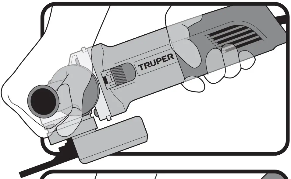 How to correctly hold the tool
