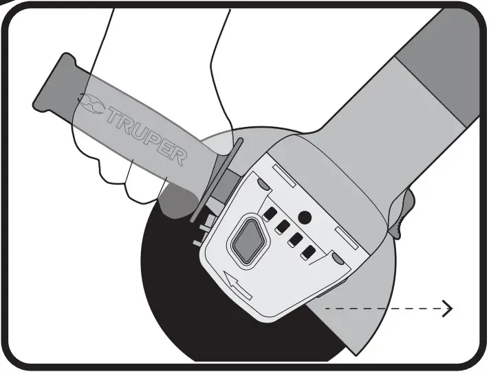 How to correctly hold the tool