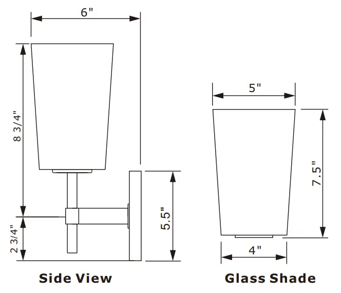 CRYSTORAMA COL 103 AG Colton 3 Light Aged Brass Wall Sconce  - DETAILED ILLUSTRATION