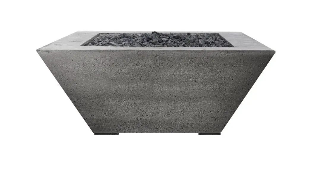 Prism Hardscapes Lombard Series Pedestal Square Concrete Fire Table User Manual