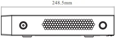 WORLD EYECAM AMX-93018H5NV-8P-3N 8 Channel HD PoE NVR A3