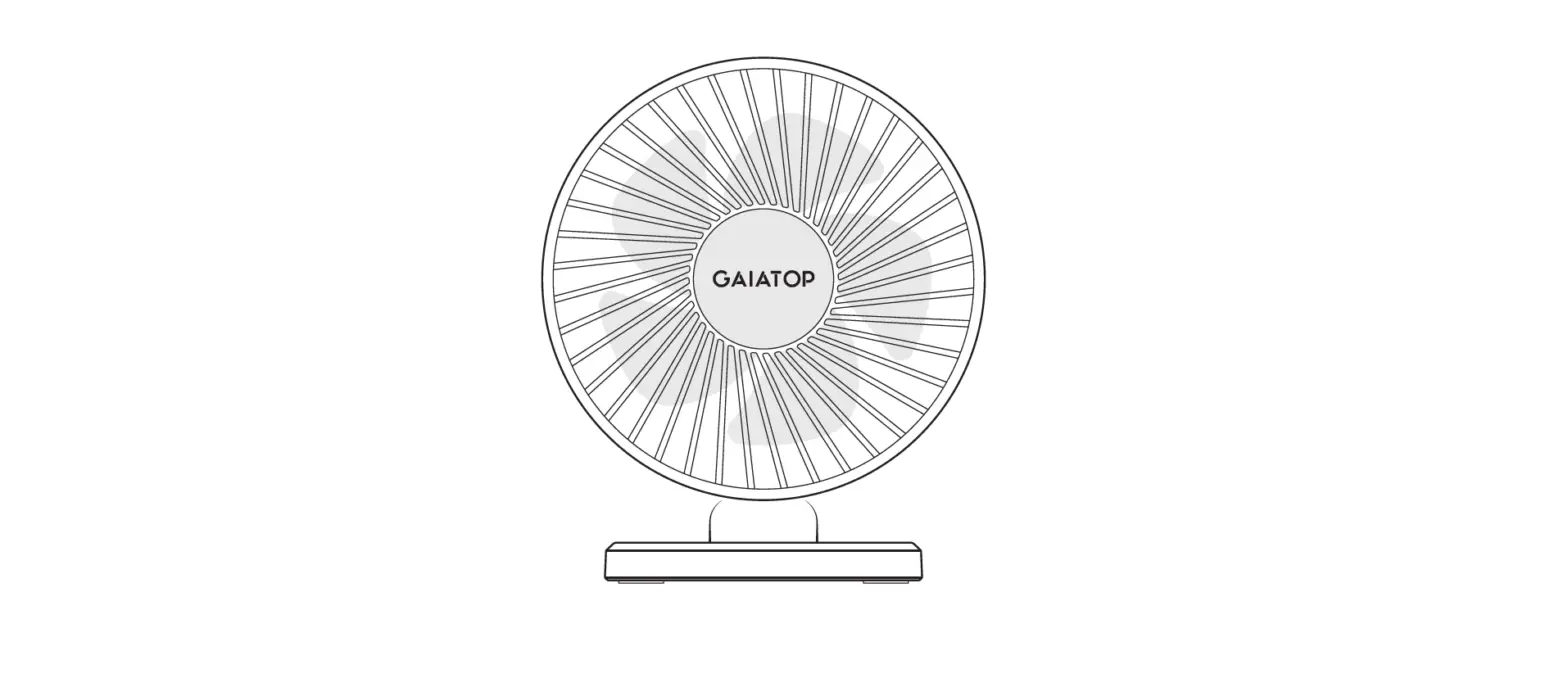 Gaiatop Tf30 Small Desk Fan User Manual Gaiatop Tf30 Small Desk Fan User Manual