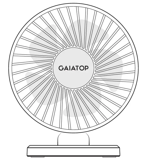GAIATOP TF30 Small Desk Fan