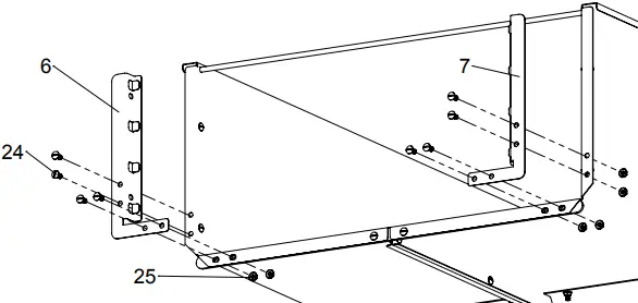 OHISOTEEL 6000785 20 cu ft Steel Dump Cart B10