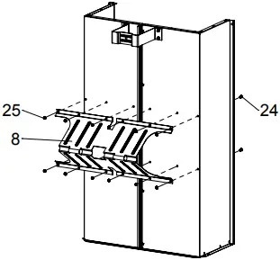 OHISOTEEL 6000785 20 cu ft Steel Dump Cart B3