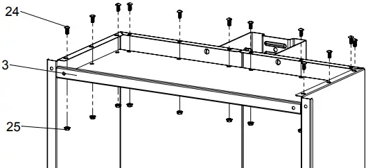OHISOTEEL 6000785 20 cu ft Steel Dump Cart B4