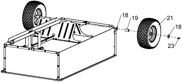 OHISOTEEL 6000785 20 cu ft Steel Dump Cart B8