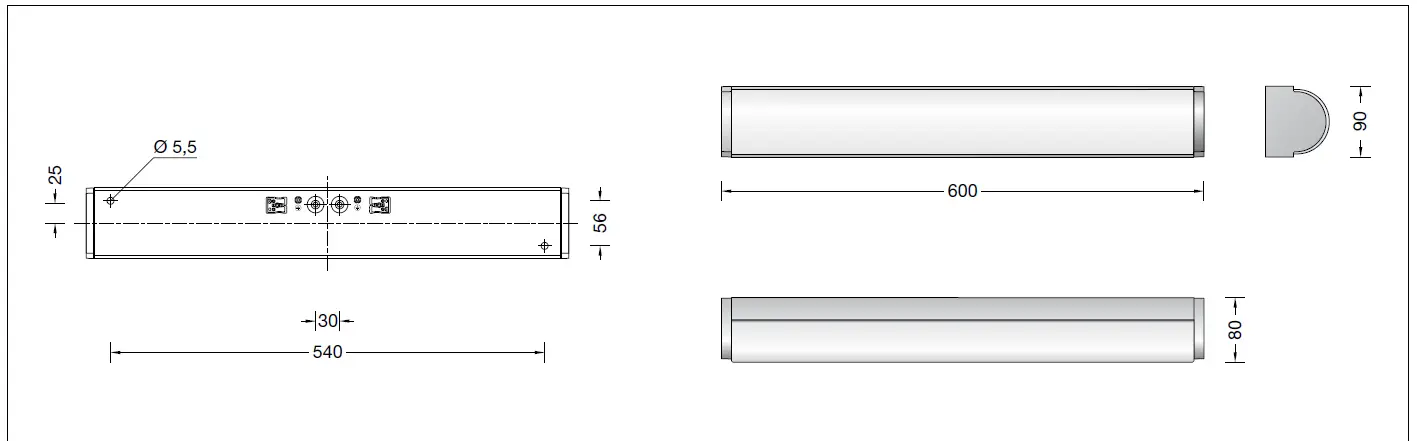 BEGA-67684.1-Wall-Luminaire-for-Indoor-Use-FIG-1