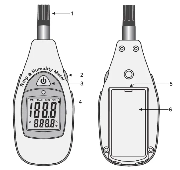 DOSTMANN-5020-0883-MS-83-Mini-Hygrometer-FIG-1