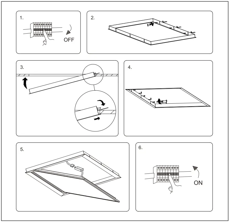HALCYON R251 LED Panel Light - fig 2