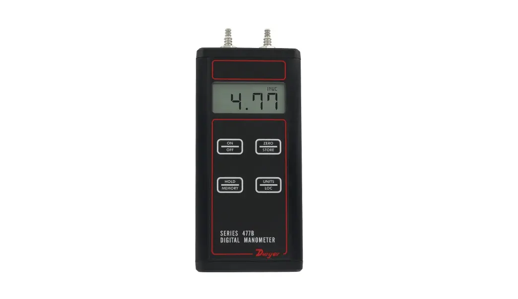 Dwyer 477b Series Handheld Digital Manometer Instructions