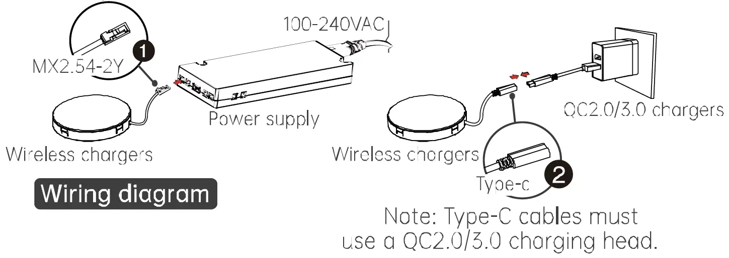 WUFENG WF-CW80 12V Wireless Charger 3