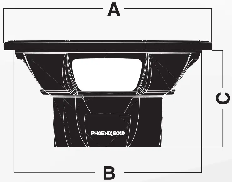 PHOENIX GOLD ZONE122 12 Inch High Power SPL Subwoofer - SPECIFICATION