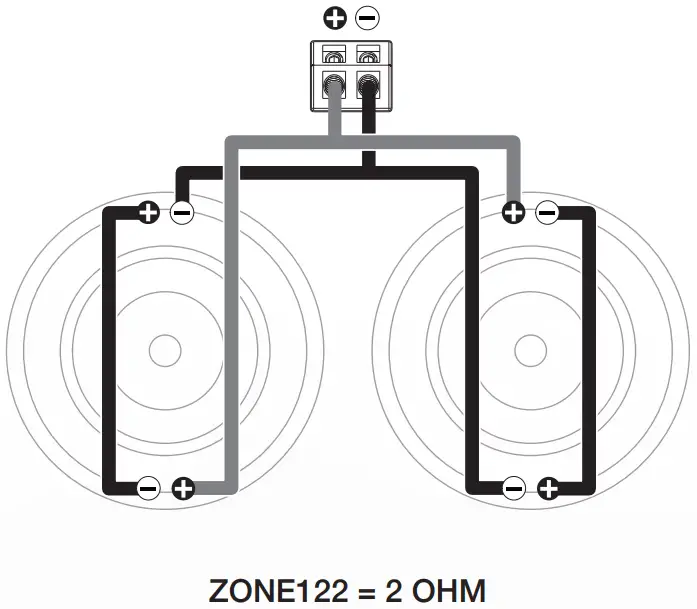 PHOENIX GOLD ZONE122 12 Inch High Power SPL Subwoofer - WIRED IN SERIES - PARALLEL
