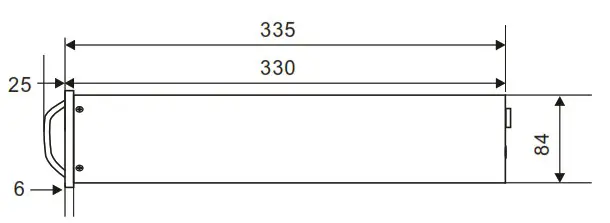 itC T 6212(A) Public Address System - DIMENSIONAL DIAGRAM 2