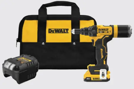 DEWALT DCF414 20V MAX XR Brushless Cordless Rivet Tool 4