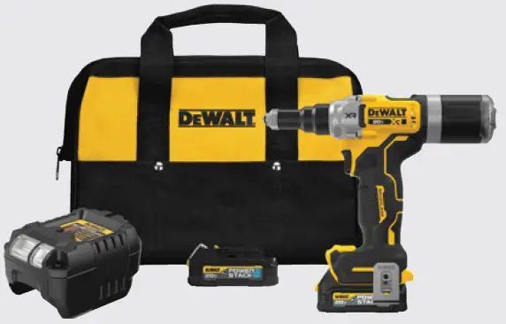 DEWALT DCF414 20V MAX XR Brushless Cordless Rivet Tool 6