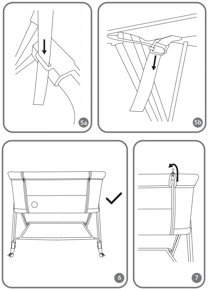 lionelo Luna Baby Bed - Assembly 3