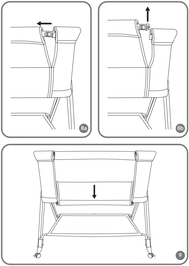 lionelo Luna Baby Bed - Assembly 4