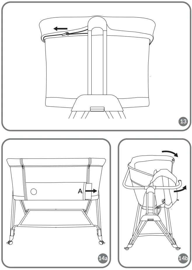 lionelo Luna Baby Bed - Assembly 7