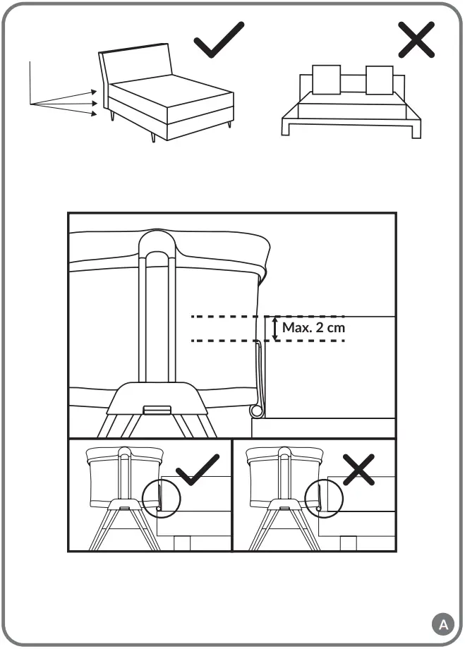 lionelo Luna Baby Bed - Assembly