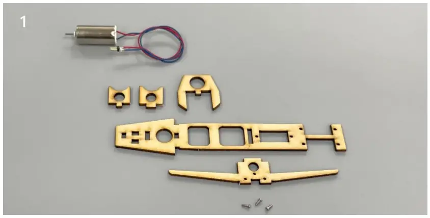 Makerfire MinimumRC Tigermoth DH-82A Micro Scale 4CH 360mm RC Airplane - Figure 1