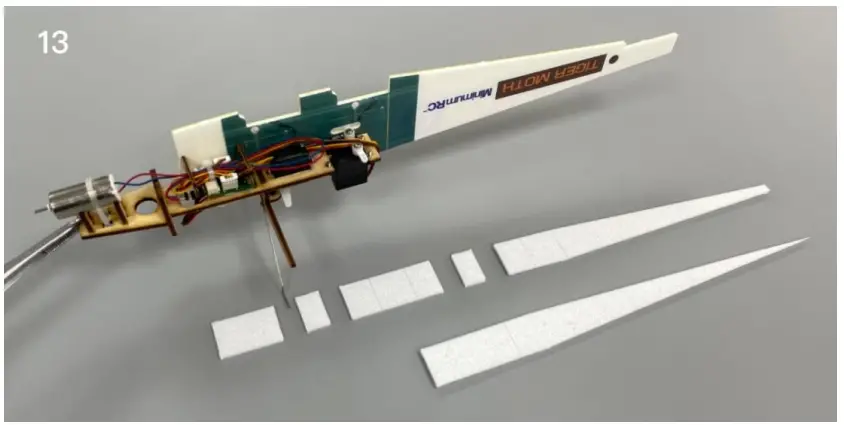 Makerfire MinimumRC Tigermoth DH-82A Micro Scale 4CH 360mm RC Airplane - Figure 13