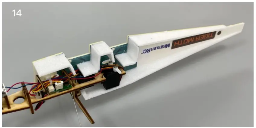 Makerfire MinimumRC Tigermoth DH-82A Micro Scale 4CH 360mm RC Airplane - Figure 14