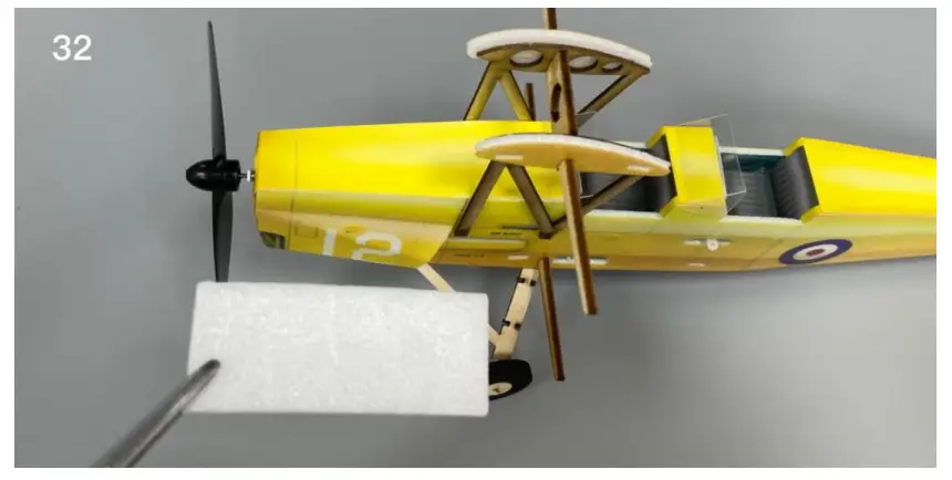 Makerfire MinimumRC Tigermoth DH-82A Micro Scale 4CH 360mm RC Airplane - Figure 32