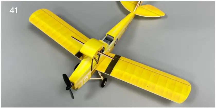 Makerfire MinimumRC Tigermoth DH-82A Micro Scale 4CH 360mm RC Airplane - Figure 41