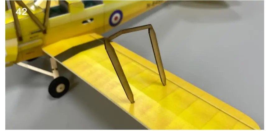 Makerfire MinimumRC Tigermoth DH-82A Micro Scale 4CH 360mm RC Airplane - Figure 42