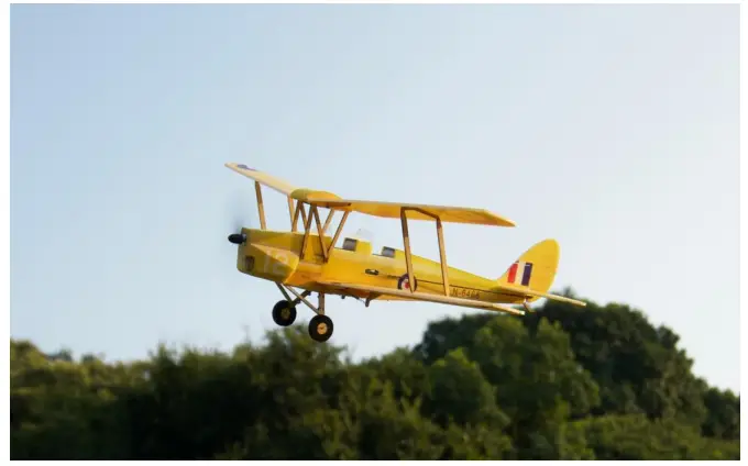 Makerfire MinimumRC Tigermoth DH-82A Micro Scale 4CH 360mm RC Airplane