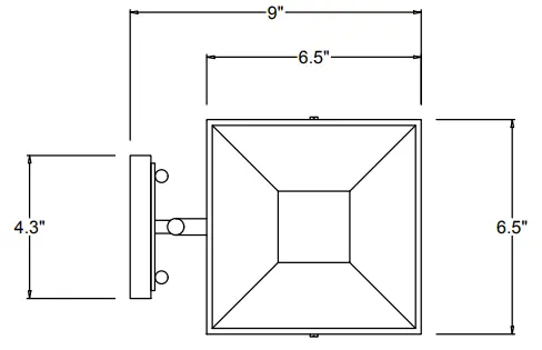 CRYSTORAMA-DUM-9801-GE-Dumont-Outdoor-1-Light-Wall-Mount-fig-1