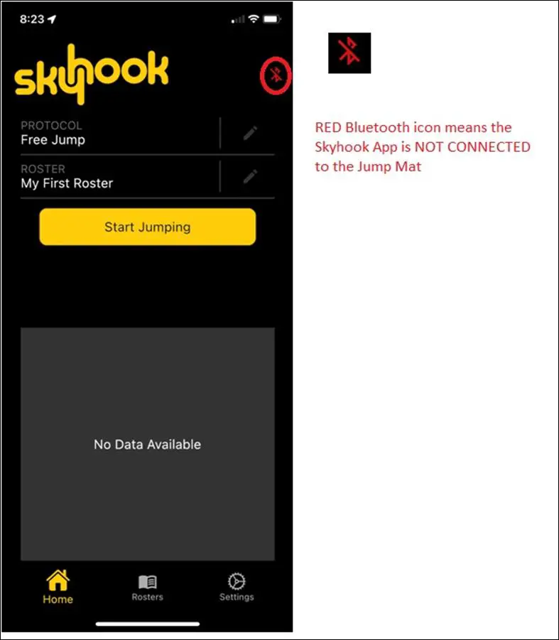 skyhook EN 1001 Contact Mat - THE SKYHOOK APP SOFTWARE SETUP 5