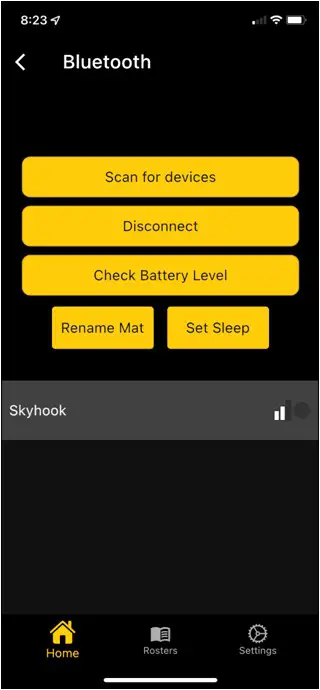 skyhook EN 1001 Contact Mat - THE SKYHOOK APP SOFTWARE SETUP 8