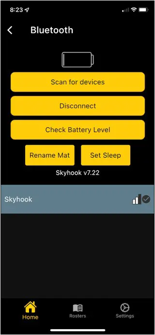 skyhook EN 1001 Contact Mat - THE SKYHOOK APP SOFTWARE SETUP 9