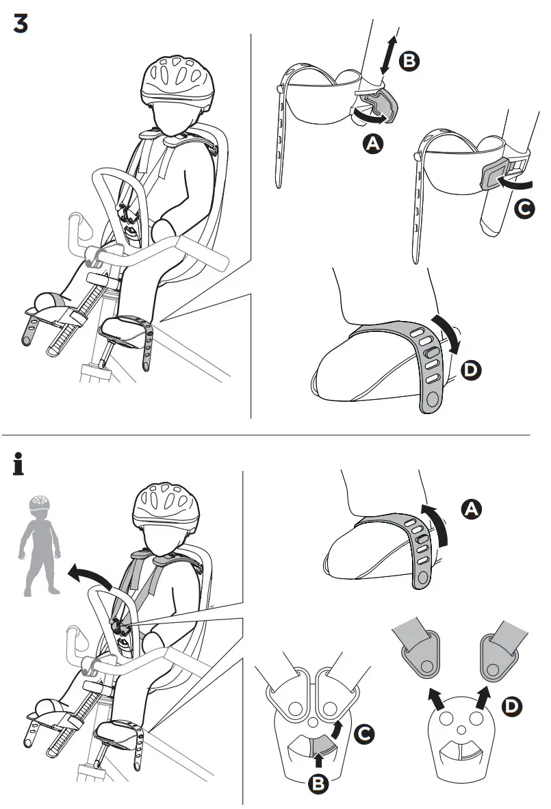 THULE 120801XX Yepp Nexxt Mini Front Child Bike Seat - Assembly 8