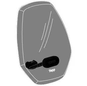 THULE 120801XX Yepp Nexxt Mini Front Child Bike Seat - Raincover 2