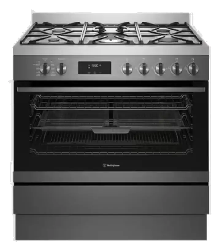 Westinghouse WFEP9717 90cm Dual Fuel Pyrolytic Freestanding Cooker