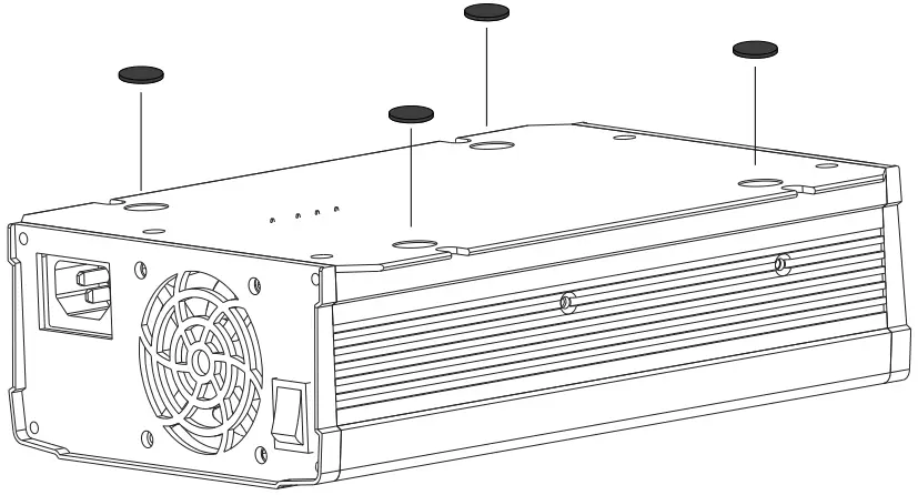 MEAN WELL NPP 750 750W High Reliable Ultra Wide Output Range Intelligent Battery Charger - Foot pad 2