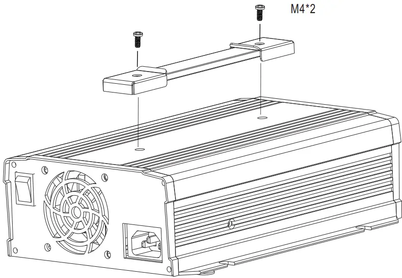 MEAN WELL NPP 750 750W High Reliable Ultra Wide Output Range Intelligent Battery Charger - Handle 2