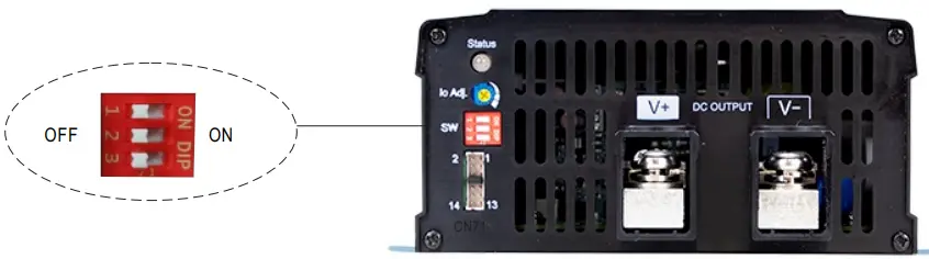 MEAN WELL NPP 750 750W High Reliable Ultra Wide Output Range Intelligent Battery Charger - Manual setting