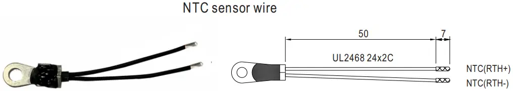 MEAN WELL NPP 750 750W High Reliable Ultra Wide Output Range Intelligent Battery Charger - NTC sensor wire