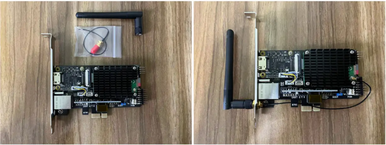 Install wi fi antenna