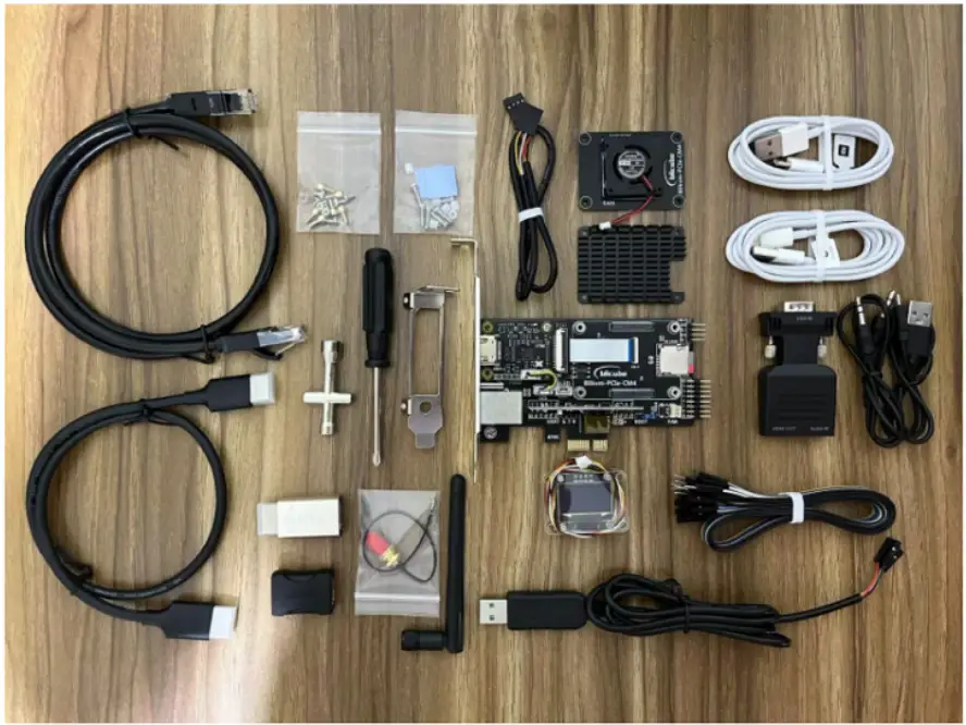 Unpack and take out the devices