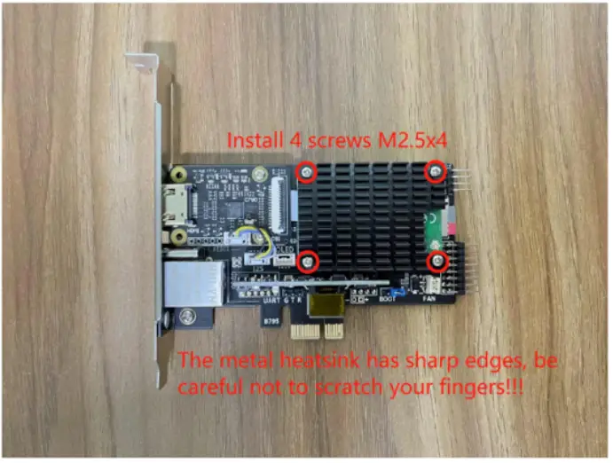 Install the main device