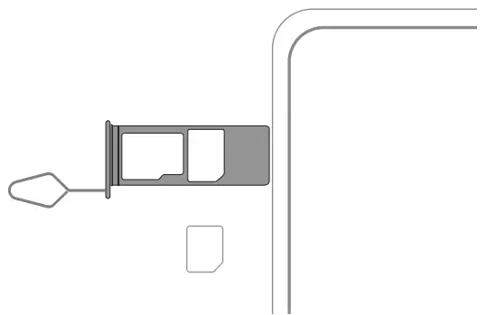 SAMSUNG Galaxy A23 5G - Insert a SIM card