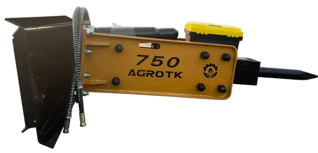 AGT INDUSTRIAL AGT-SSHH-750A Skid Steer Concrete Breaker Attachment