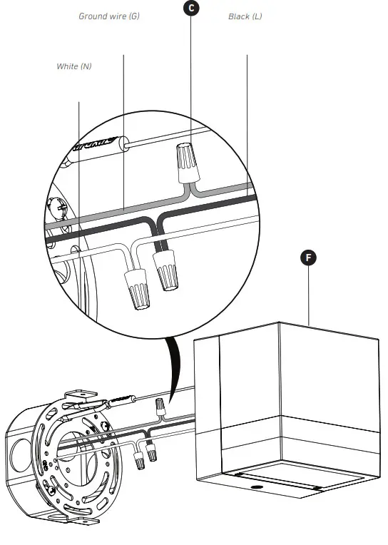 artika OUT-VS-MB 18W Valor Square LED Indoor-Outdoor Wall Light -Fig 8